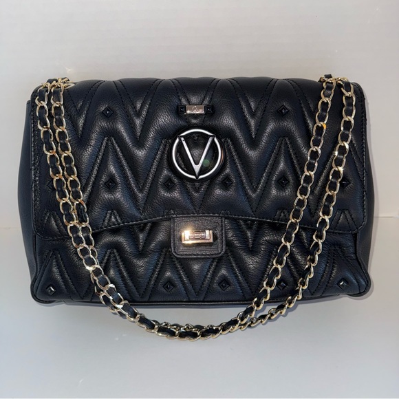 VALENTINO BY MARIO VALENTINO Old Money Designer Alice Leather Shoulder Bag - Picture 5 of 11